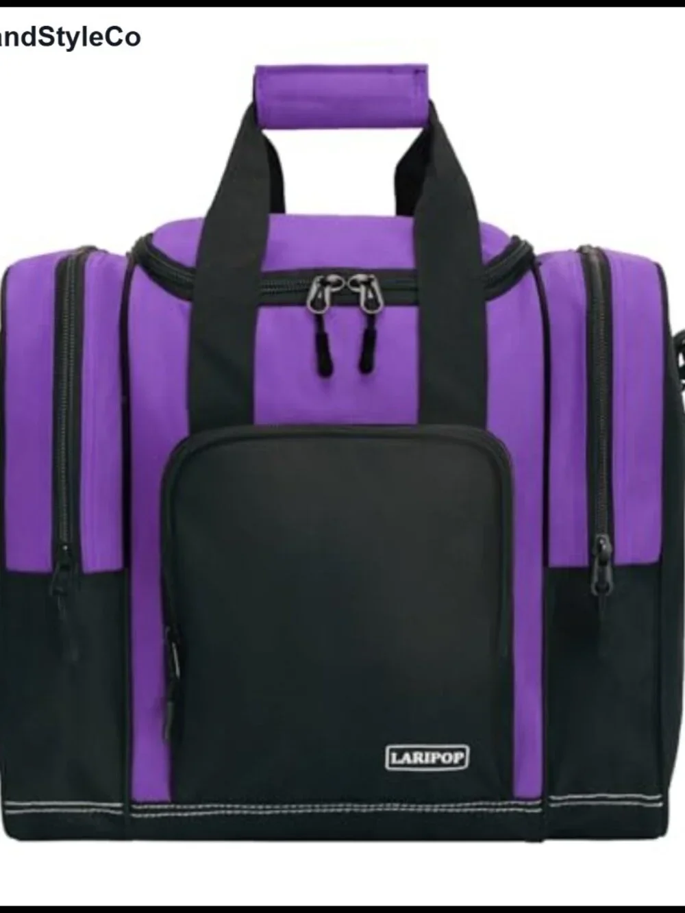 Bowling Ball Bag Single Tote Padded Ball Holder Ventilated Shoe Pocket